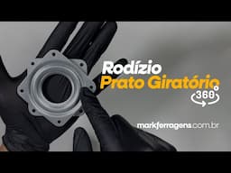 Imagem 1 do Rodizio Prato Giratório Em Aço 71 X 71 Mm Mk