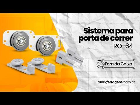 Kit Porta de Correr Ro-64 - Rometal