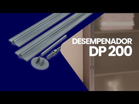 Desempenador Embutido Para 2 Portas de Alumínio Dp 200 Rometal