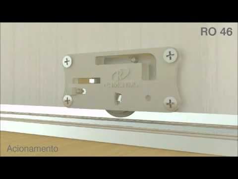 Kit Sistema Para Porta de Correr de Armários E Móveis Ro46 Rometal