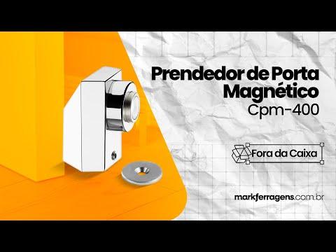 Prendedor de Porta Cromado Magnético Cpm-400