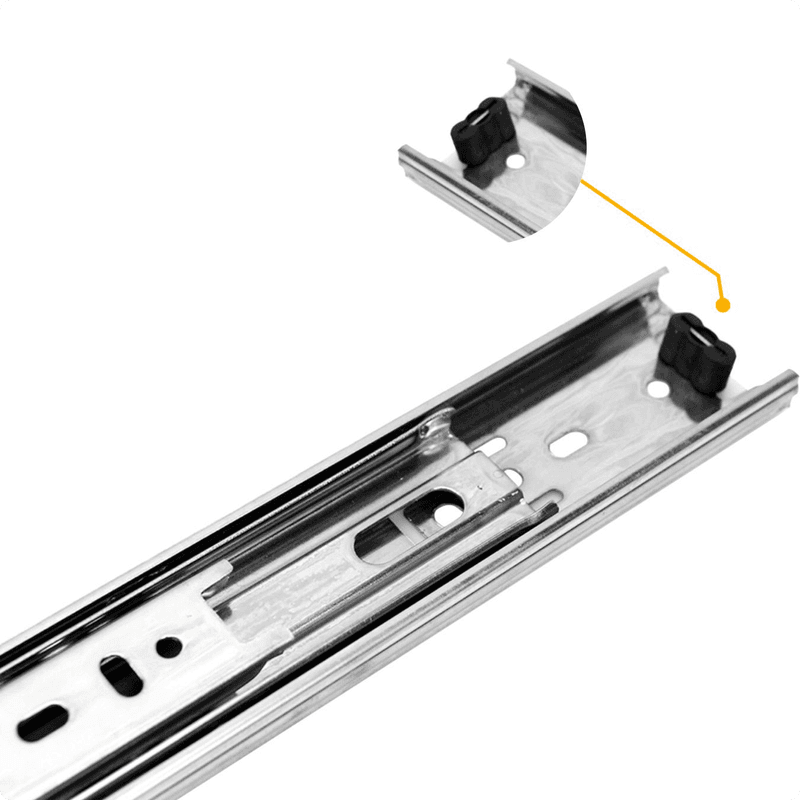 Corrediça Trilho Telescópico de 55 Cm H45 Steel 40kg Hd