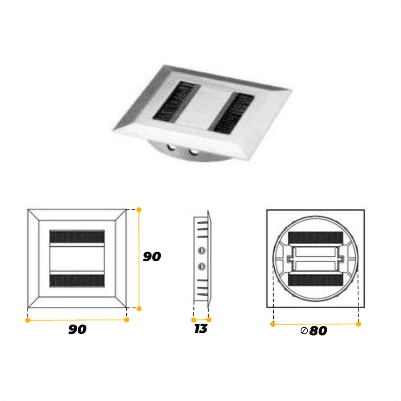 Passa Cabo Actias Aço Escovado 79 X 80 Mm Hafele