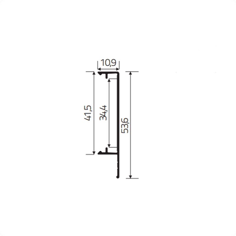 Trilho Capa Rm147 Para Trilho Rm003 Rometal