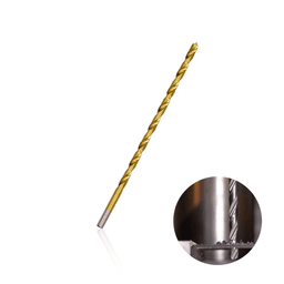 Broca Longa de 10 X 300 Mm Em Aço Rápido Revestido de Titânio Para Metal Ctc-02010300 Ctpohr