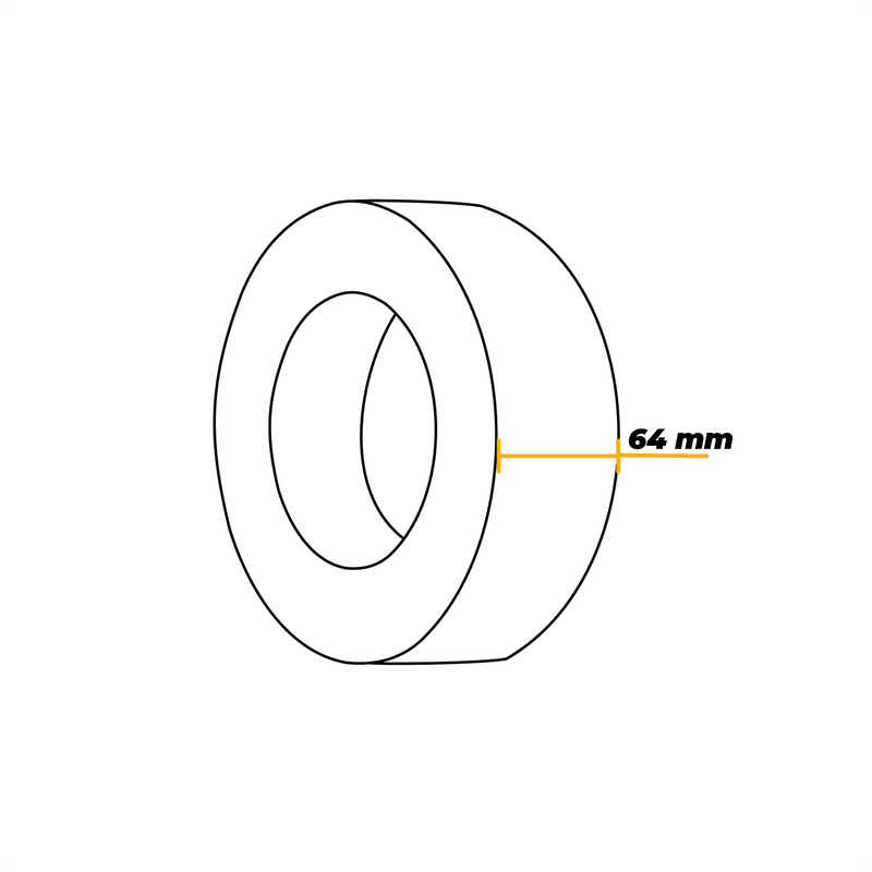 Fita Pvc de Borda Nogal Sevilha P714 64 Mm X 1 Metro - Rehau