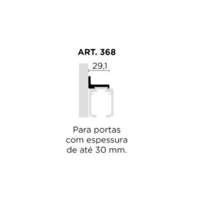 Suporte Art 368 30mm Para Trilho Rm003 Rometal