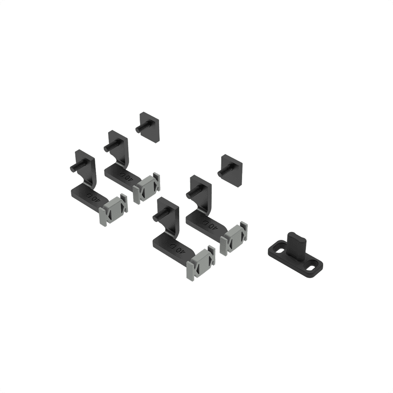 Sistema Guia Sequenziato Lado Direito Para 3 Portas de 40mm Rometal