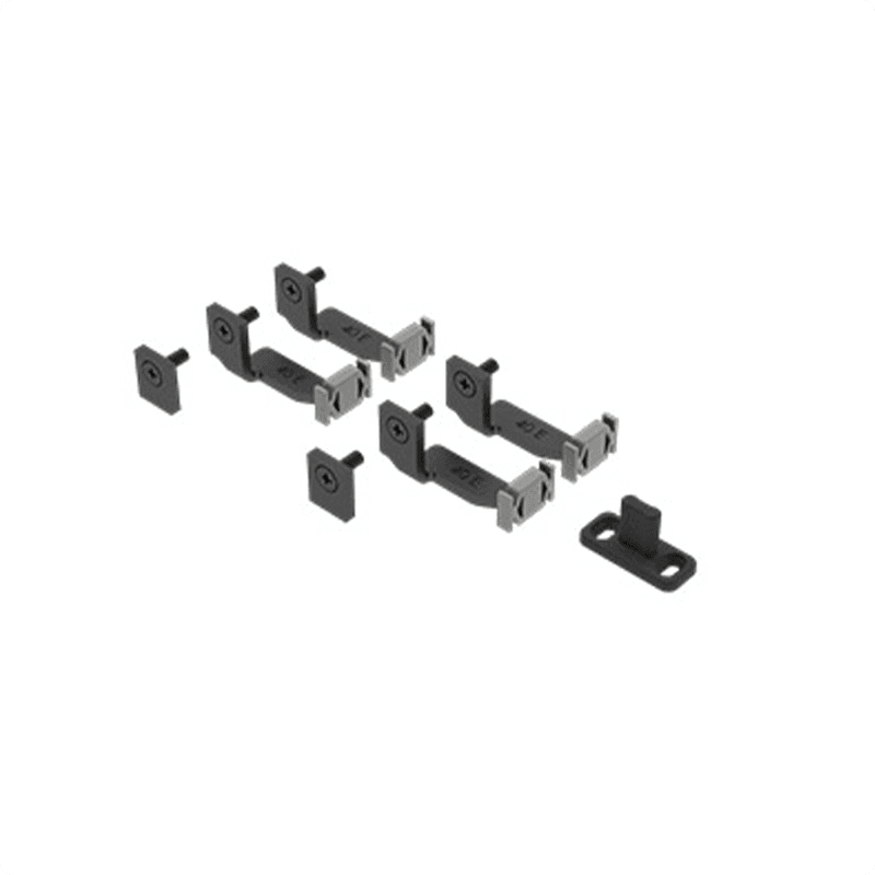 Sistema Guia Sequenziato Lado Esquerdo Para 3 Portas de 40mm Rometal