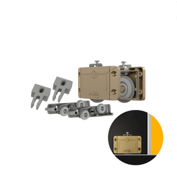 Kit Sistema Para Porta de Correr Ro65 Prime Edição Especial Com Guia 4032 Rometal