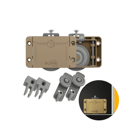 Kit Sistema Para Porta de Correr Ro65 Prime Edição Especial Com Guia 4002 Rometal