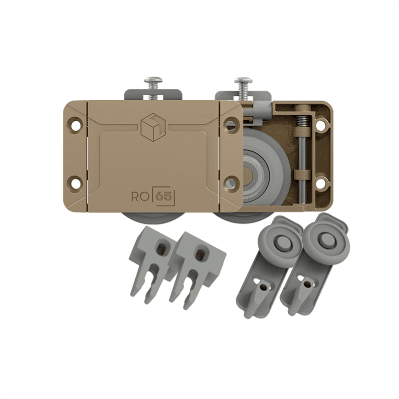 Kit Sistema Para Porta de Correr Ro65 Prime Edição Especial Com Guia 4002 Rometal