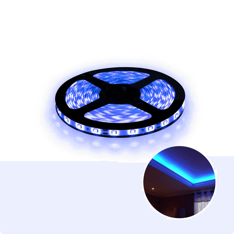 Fita de Led Azul 5 Metros Com Silicone 3528