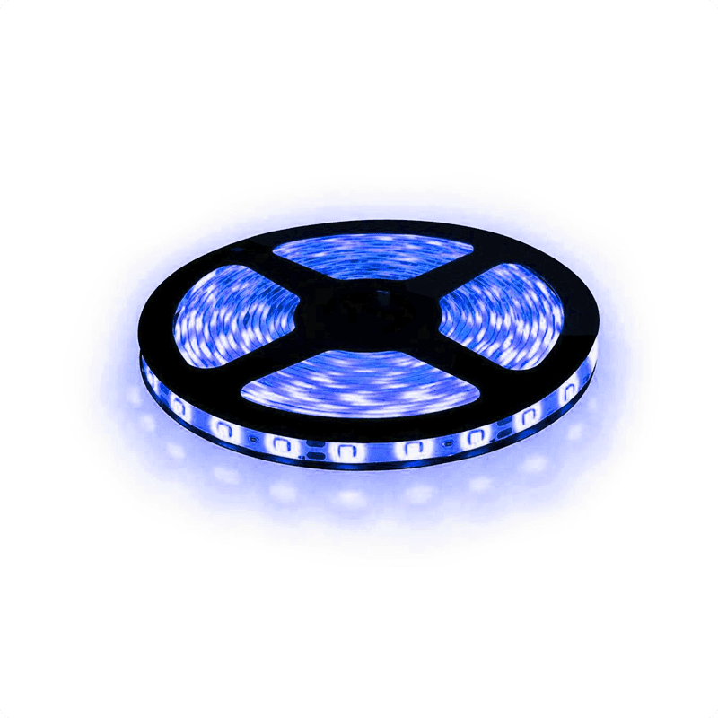 Fita de Led Azul 5 Metros Com Silicone 3528