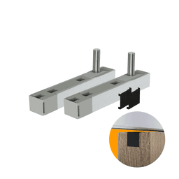 Guia Embutido Para Sistema de Porta de Correr Fe9009 Rometal