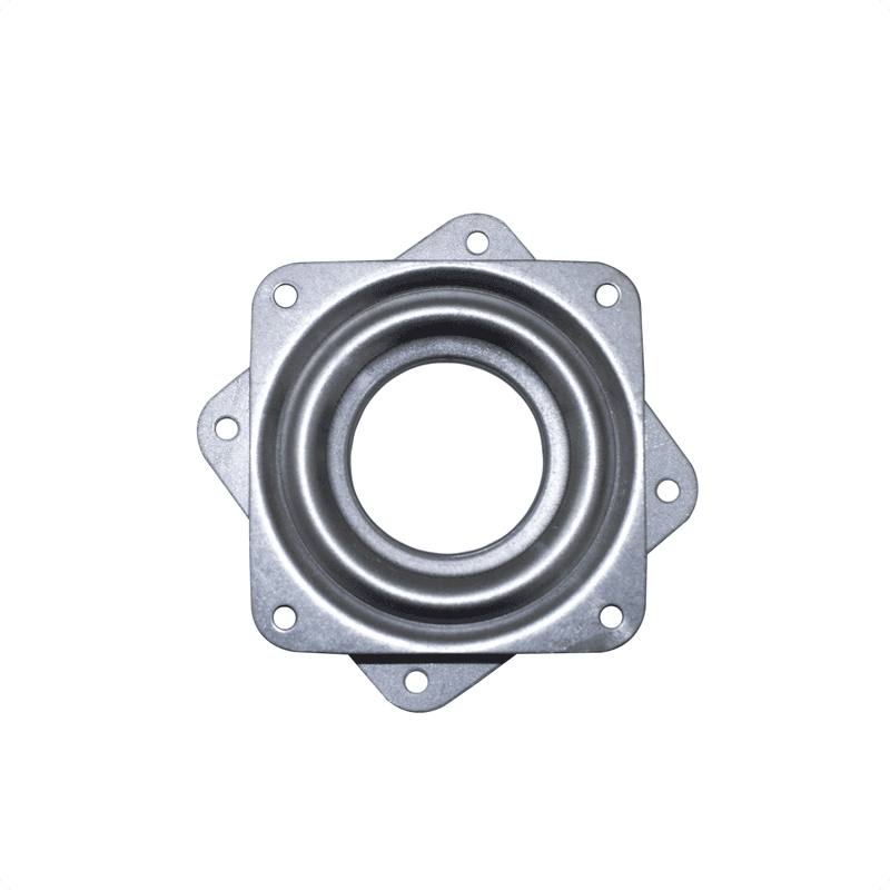 Rodízio Prato Giratório Em Aço Zincado de 71 X 71 Mm Mk