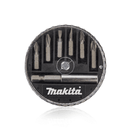 Kit Jogo Estojo de Bits de 25 Mm Com Encaixe de 1/4" Pol Para Parafusadeira Com 7 Peças D-73271 Makita