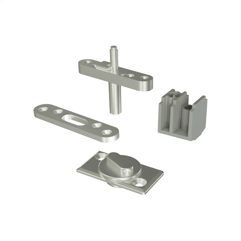 Kit Sistema Articolato Sanfonado Pivô 1 Folha Rometal