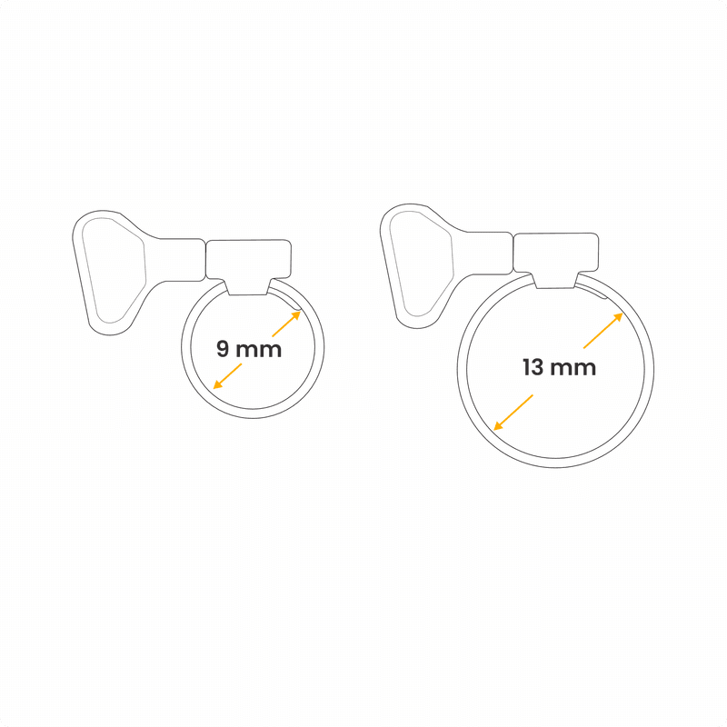 Abraçadeira Borboleta N09 13 Mm