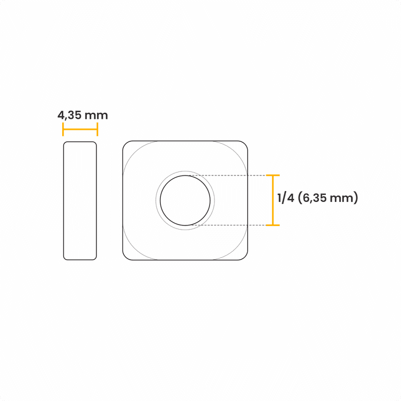 Parafuso 1/4 X 50 Mm Estrutural Com Porca Quadrada de 1/4 Pol Jomarca