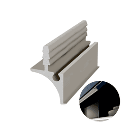 Perfil Puxador Na Cor Champanhe Claro de 18mm Rm250 Rometal