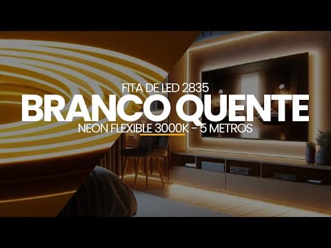 Imagem 5 do Fita de Led 2835 Neon Flexible 3000k Branco Quente Com 5 Metros 120led/m Ip20 Led Line