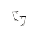 Ponteira Vazada Cromada Para Puxador Gola de 20 Mm Pe179 Rometal