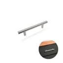Puxador Haste Porta E Gaveta Inox 202 Escovado 64mm Italy