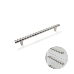 Puxador Haste Redondo Aço Inox 201 Escovado 288 Mm / 45 Cm Para Gavetas Renna