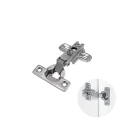 Dobradiça Bigfer 26mm Reta Sem Amortecedor Para Portas de Armário