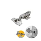 Dobradiça Hd 35 Mm Reta Com Amortecedor Com Clip
