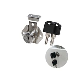 Fechadura Para Gaveta E Portas Tambor 17 X 22mm Chave Fixa