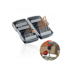 Jogo de Pontas Bits E Brocas Para Parafusadeira E Furadeira Maleta Exclusiva