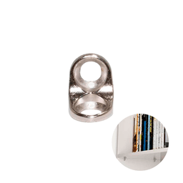 Cantoneira Suporte Cadeirinha 12 X 10,5 Maciça Niquelada Pt 100 Peças