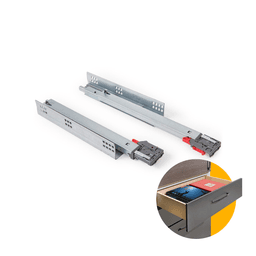 Corrediça Trilho Invisível Push Open 450 Mm Hd