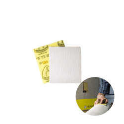 Lixa Com Espuma Ou Espuma Abrasiva Grão 180 Para Pinturas, Verniz, Massa