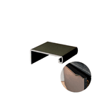 Perfil Puxador Facetato Preto Rm183 Rometal