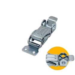 Fecho de Ação Rápida Com Porta Cadeado Duplo E Mola Curva Pequena 67 Mm