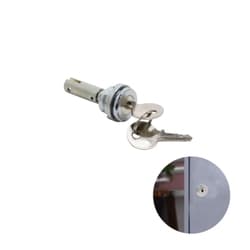 Fechadura 309 Cromada 180° Graus Para Armários E Arquivos Stam