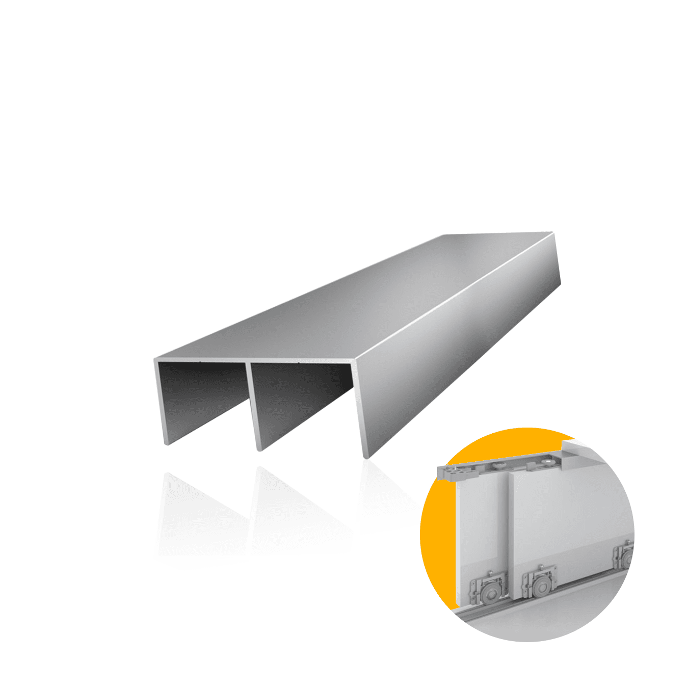 Trilho Superior Anodizado 013 Dmt