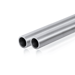 Tubo Cano de Alumínio 1/2" Fosco Para Projetos - 2 Barras de 3 Metros