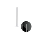 Puxador Slim de 30cm Em Cromo Acetinado Para Porta de Vidro Rometal
