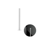 Puxador Slim de 48cm Em Cromo Acetinado Para Porta de Vidro Rometal
