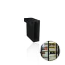 Perfil Montante Preto Para Vidro Rm059 Rometal