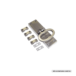Fechadura Cremona Lisa Na Cor Antique União Mundial