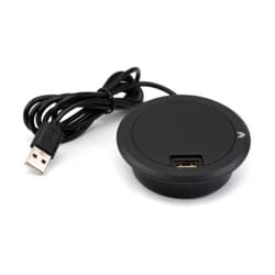 Carregador Wireless Sem Fio Com Entrada Usb de Mesa Cermag Preto
