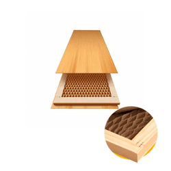 Colmeia de Papelão Para Preenchimento de Portas 15 X 1000 X 2750 Mm