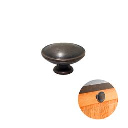 Puxador Ponto Oriente Bronze Envelhecido 34 Mm - Mk