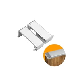 Ponteira Puxador Facetato Cromado de 18 Mm Pe183 Rometal