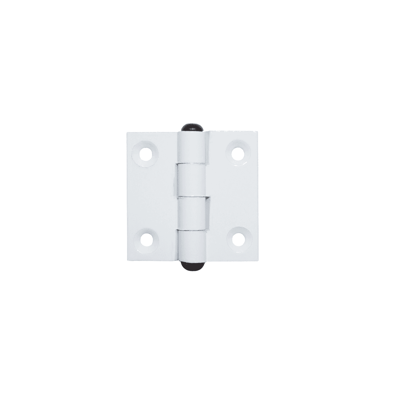 Dobradiça Comum Em Alumínio Branco 40 X 39 Mm Mk
